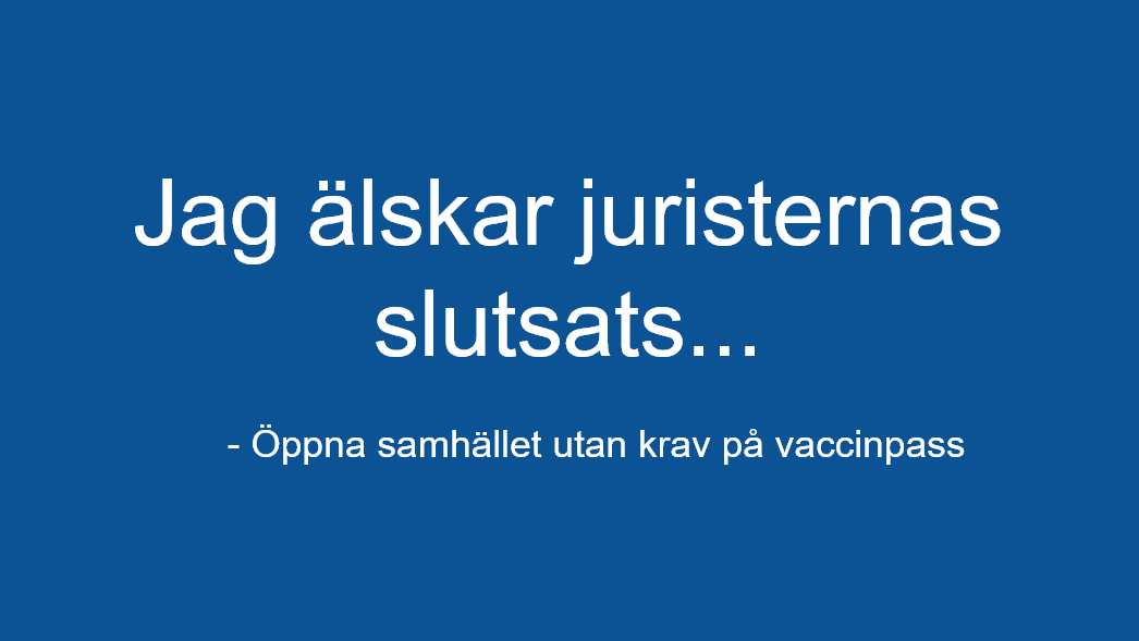 Juristernas slutsats